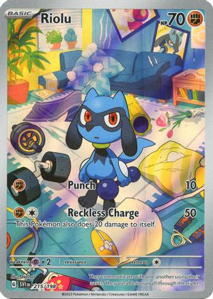 Riolu 215 198 215 Sv01 Scarlet Violet Holofoil