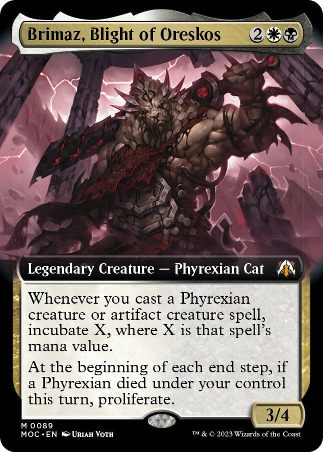 Brimaz, Blight of Oreskos (Extended Art) - 89 - (Commander: March of the Machine)