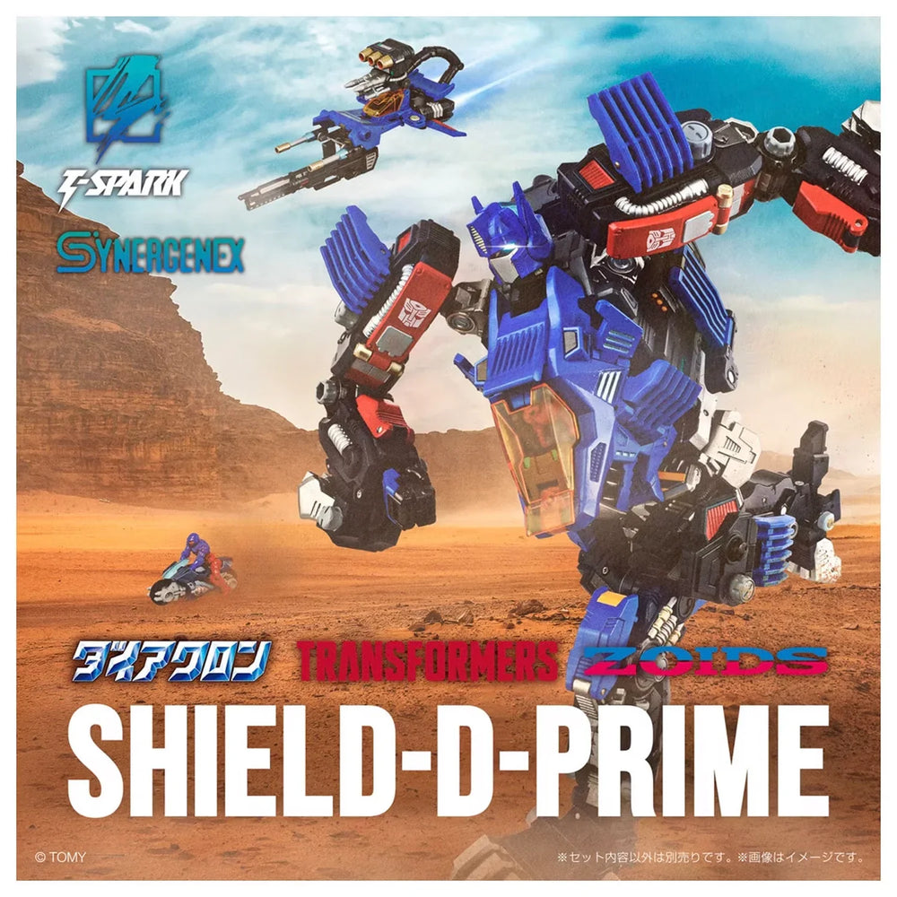 Takara Tomy x Hasbro -  Transformers X Zoids X Diaclone - Shield-D-Prime Synergenex Series