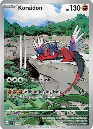 Koraidon Pokemon Center Exclusive 14 Sv Scarlet Violet Promo Cards Holofoil