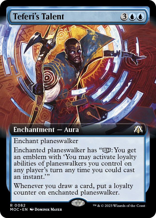 Teferi's Talent (Extended Art) - 82 - (Commander: March of the Machine)