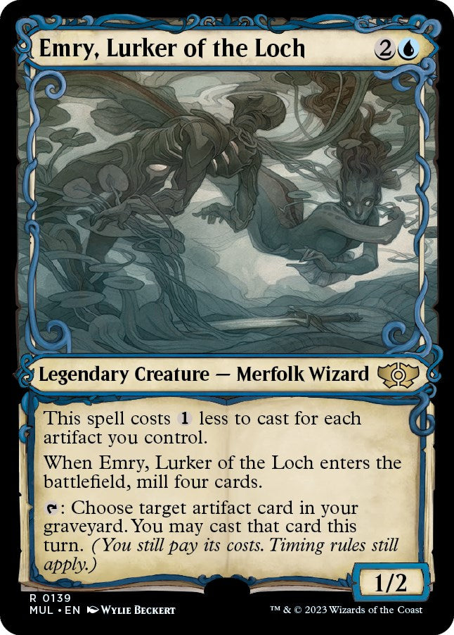 Emry, Lurker of the Loch (Halo Foil) - 139 - (March of the Machine: Multiverse Legends)