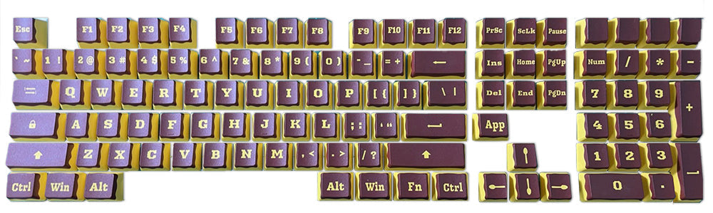 Ji Zun Syrup 108 Key OEM Profile PBT Dye Sub Keycap Set