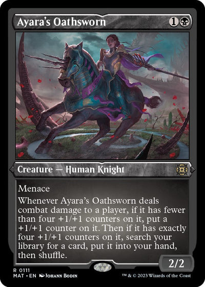 Ayara's Oathsworn (Foil Etched) - 111 - (March of the Machine: The Aftermath)