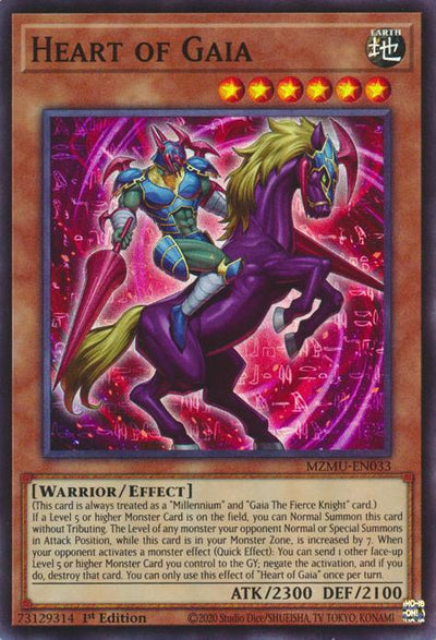 Heart of Gaia - MZMU-EN033 - Super Rare - 1st Edition