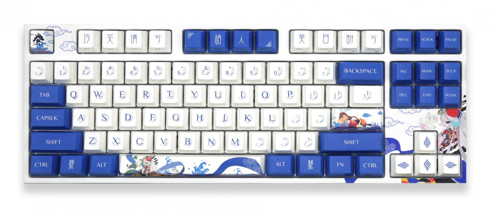 Varmilo MA87M Love Birds I White LED TKL Dye Sub PBT Mechanical Keyboard