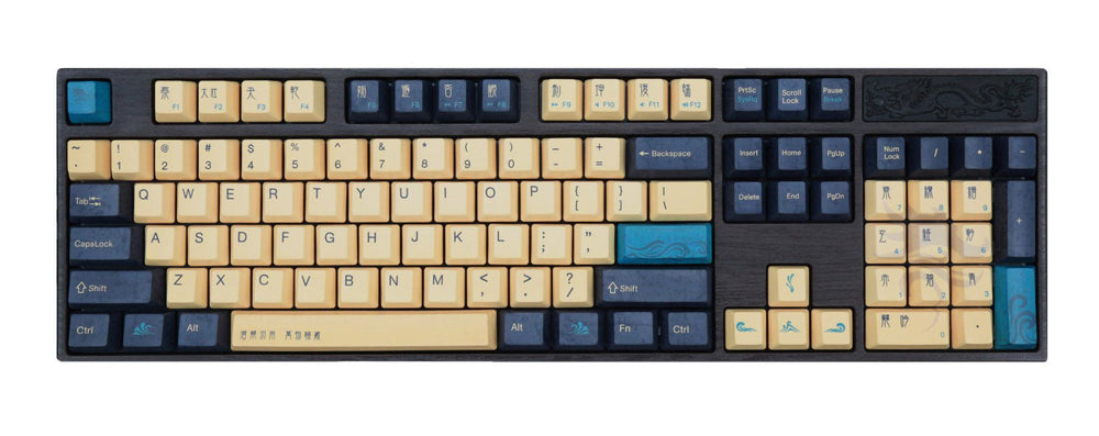 Varmilo VA104S Loong II White LED Dye Sub PBT Mechanical Keyboard