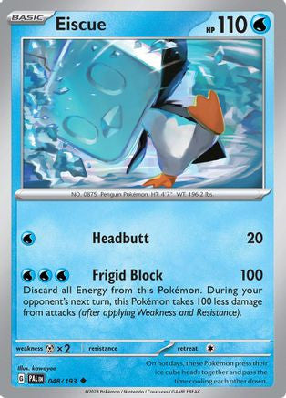 Eiscue 048 193 48 Sv02 Paldea Evolved