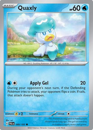 Quaxly 049 193 49 Sv02 Paldea Evolved