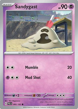 Sandygast 095 193 95 Sv02 Paldea Evolved