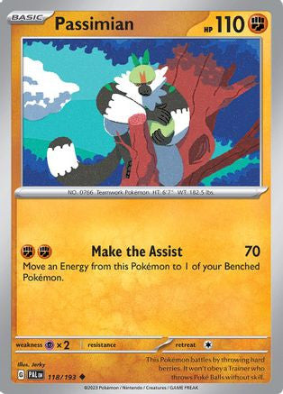 Passimian 118 Sv02 Paldea Evolved