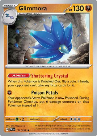 Glimmora 126 Sv02 Paldea Evolved Holofoil