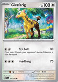 Girafarig 154 Sv02 Paldea Evolved