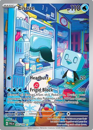 Eiscue 205 193 205 Sv02 Paldea Evolved Holofoil Lp