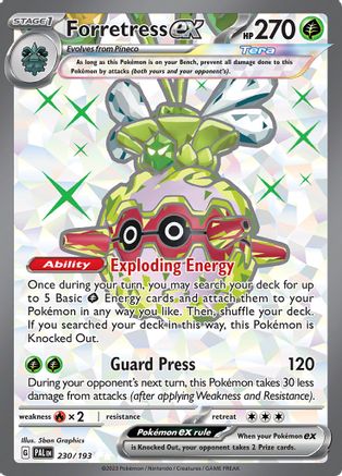 Forretress ex (230/193) - SV02 Paldea Evolved Holofoil
