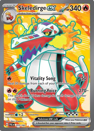 Skeledirge ex (233/193) - SV02 Paldea Evolved Holofoil