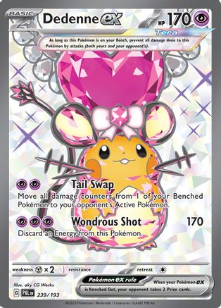 Dedenne ex (239/193) - SV02 Paldea Evolved Holofoil