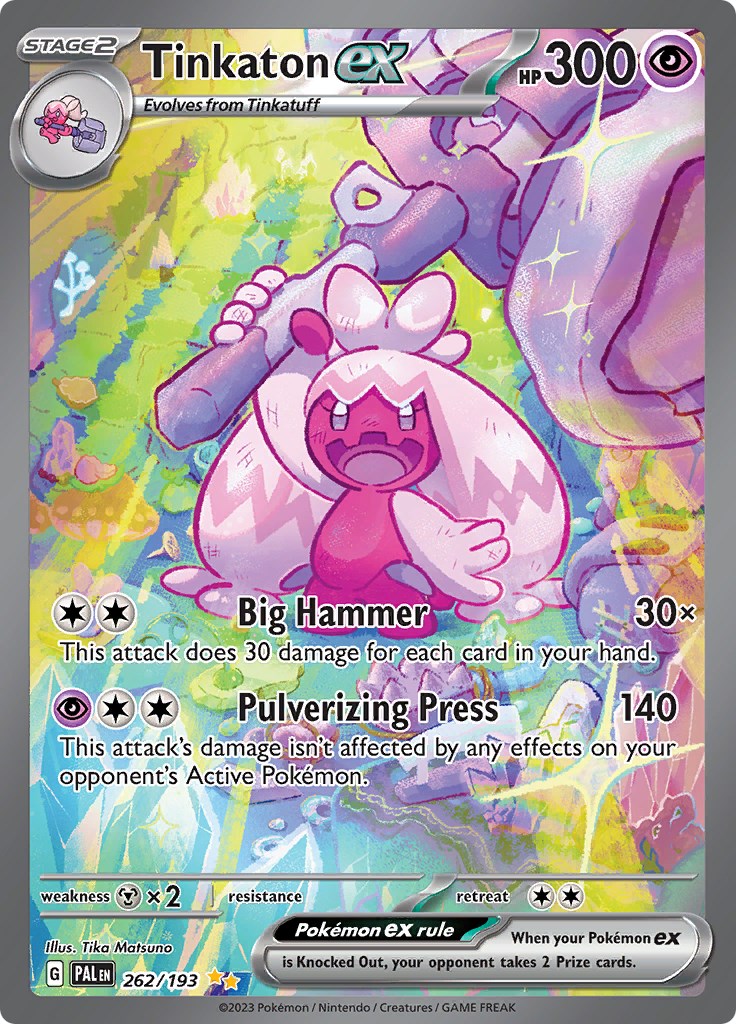Tinkaton ex - 262/193 - 262/193 - (SV02: Paldea Evolved)