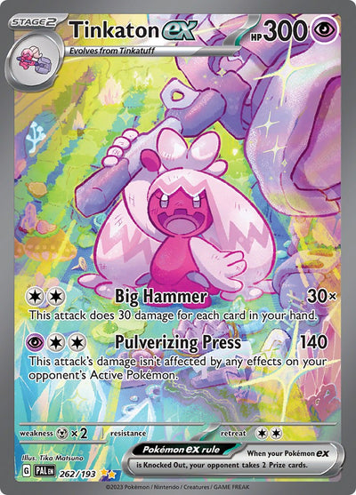 Tinkaton ex - 262/193 - 262/193 - (SV02: Paldea Evolved)