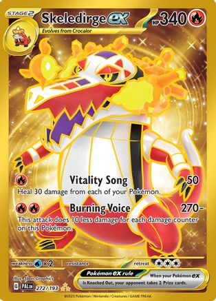 Skeledirge ex (272/193) - SV02 Paldea Evolved Holofoil