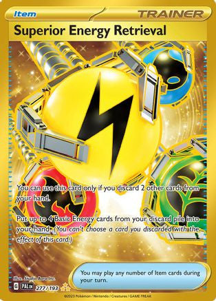 Superior Energy Retrieval 277 193 277 Sv02 Paldea Evolved Holofoil