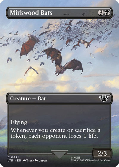 Mirkwood Bats (Borderless) - 421 - (Universes Beyond: The Lord of the Rings: Tales of Middle-earth)
