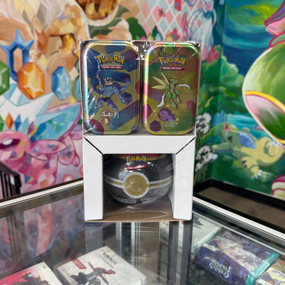Pokemon 151 Tin Bundle & Poke Ball