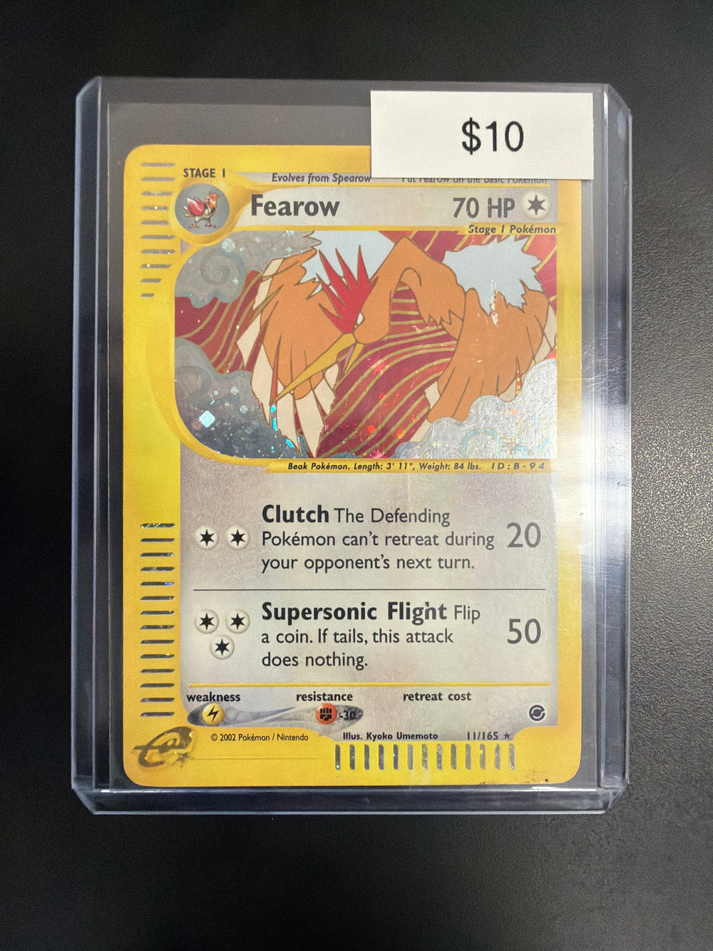 Pokemon Fearow 10/165 Holo DM
