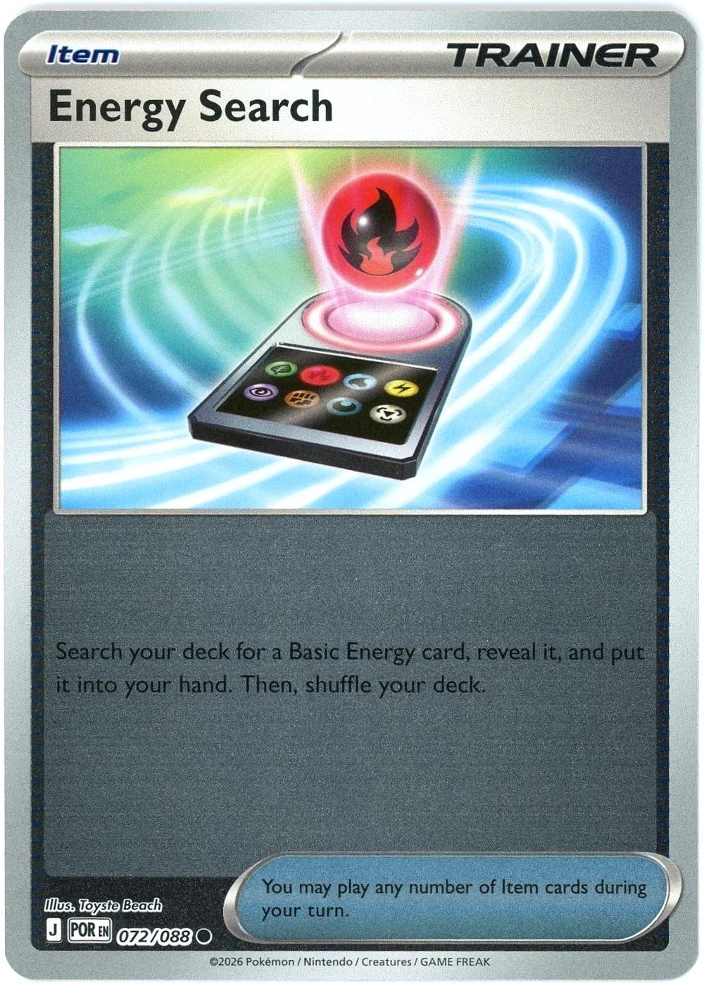 Energy Search - 072/088 - Common [me03-072] [Reverse Holo]