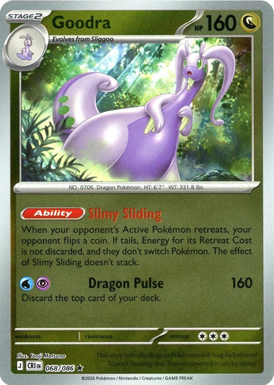 Goodra - 068/086 - Rare [me04-068] [Reverse Holo]