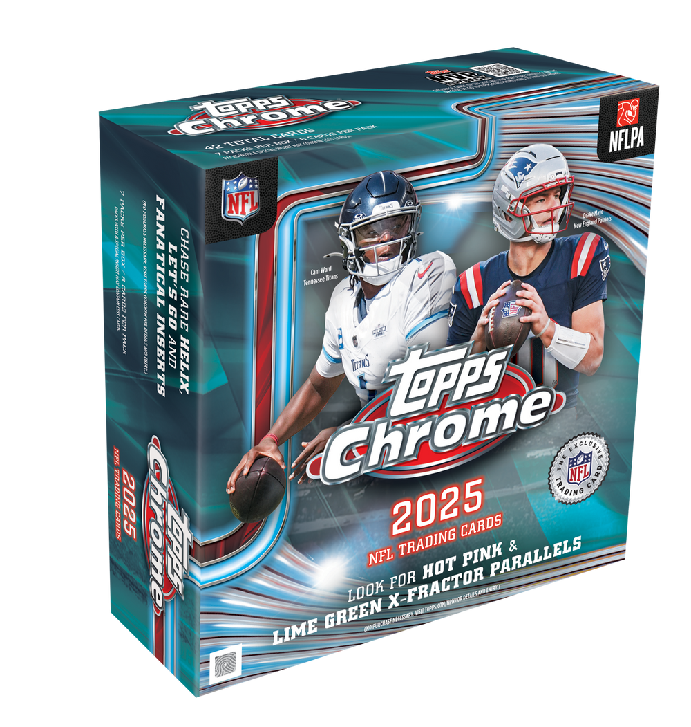 2025 Topps Chrome Football Mega Box