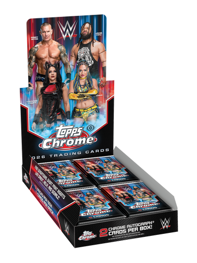 2026 Topps Chrome WWE Hobby 12 Box Case
