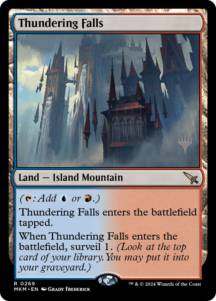 Thundering Falls (PPMKM-269) - Murders at Karlov Manor Promos Foil