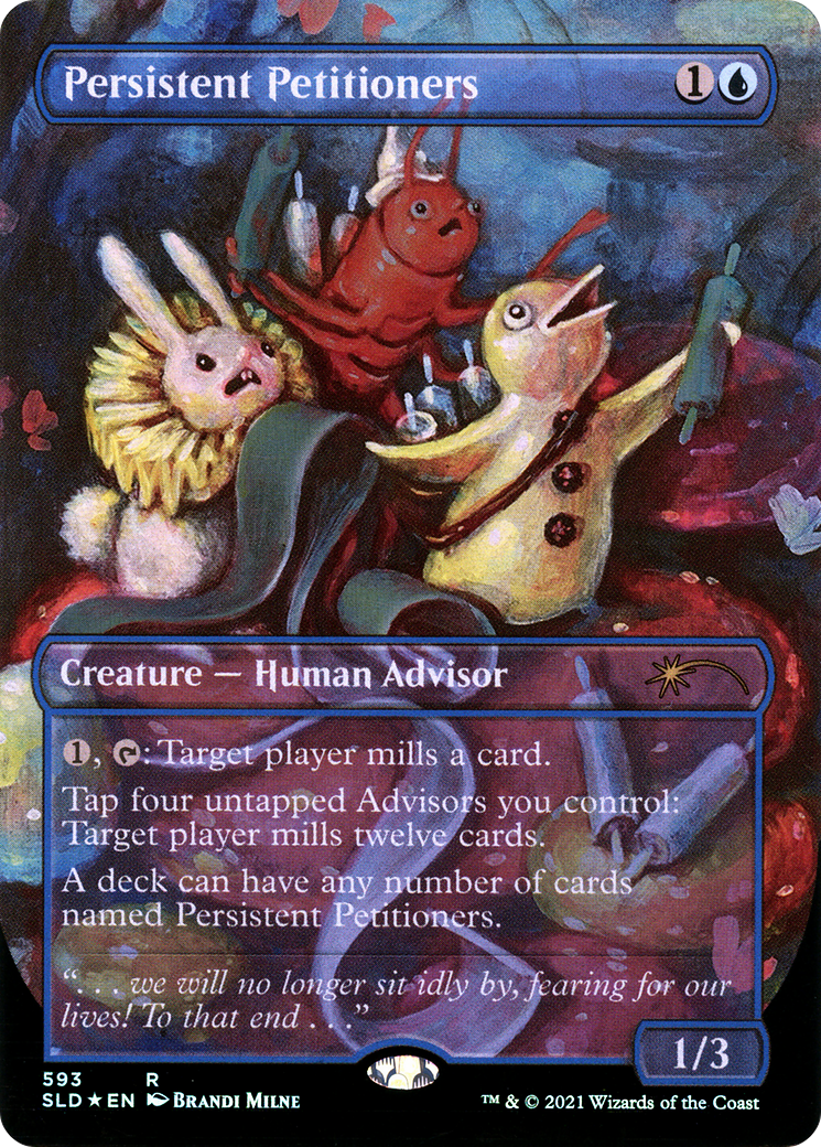 Persistent Petitioners (SLD-593) - Secret Lair Drop (Borderless) Foil