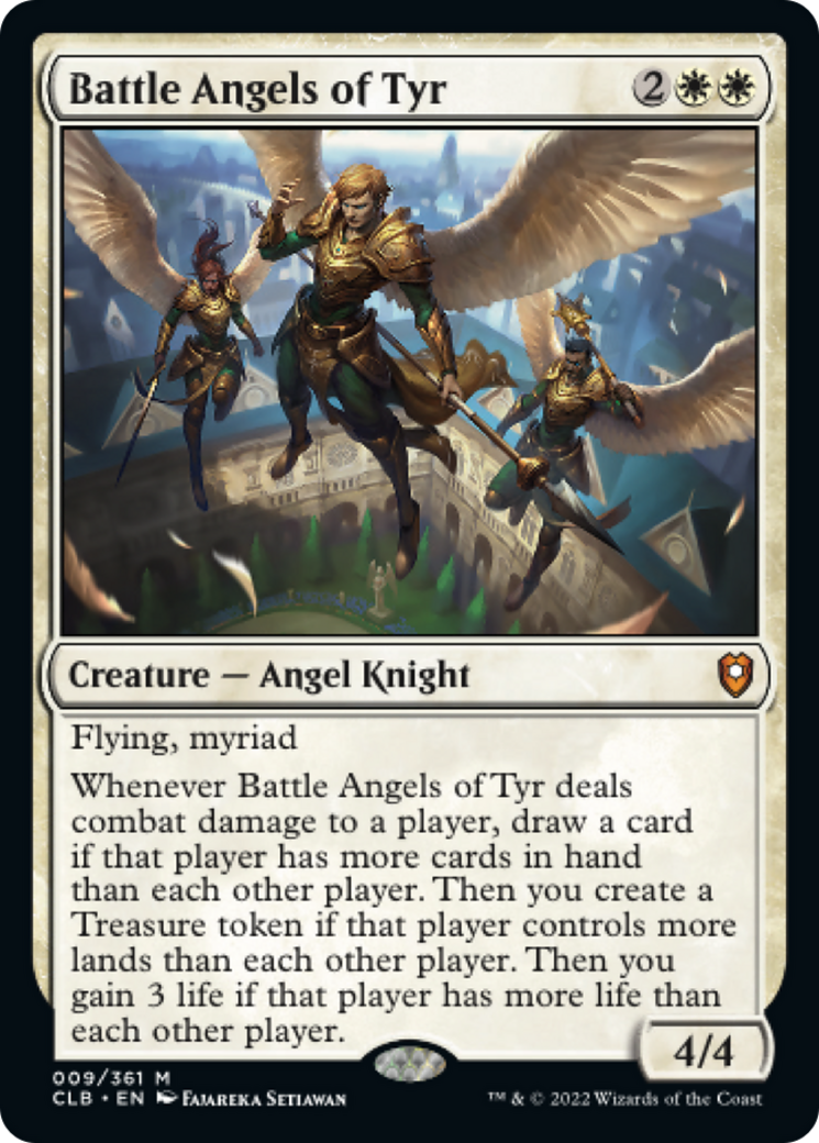 Battle Angels of Tyr (CLB-009) - Commander Legends: Battle for Baldur's Gate Foil