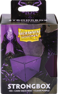 Dragon Shield Strongbox Deck Case - 100+ - Clear Purple