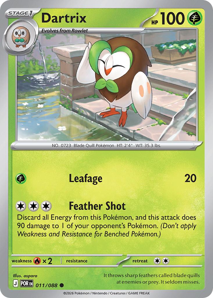 Dartrix - 011/088 - Common [me03-011] [Non-Holo]