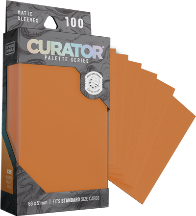 Curator Palette Series Sleeves - Standard Size - 100ct - Ochre