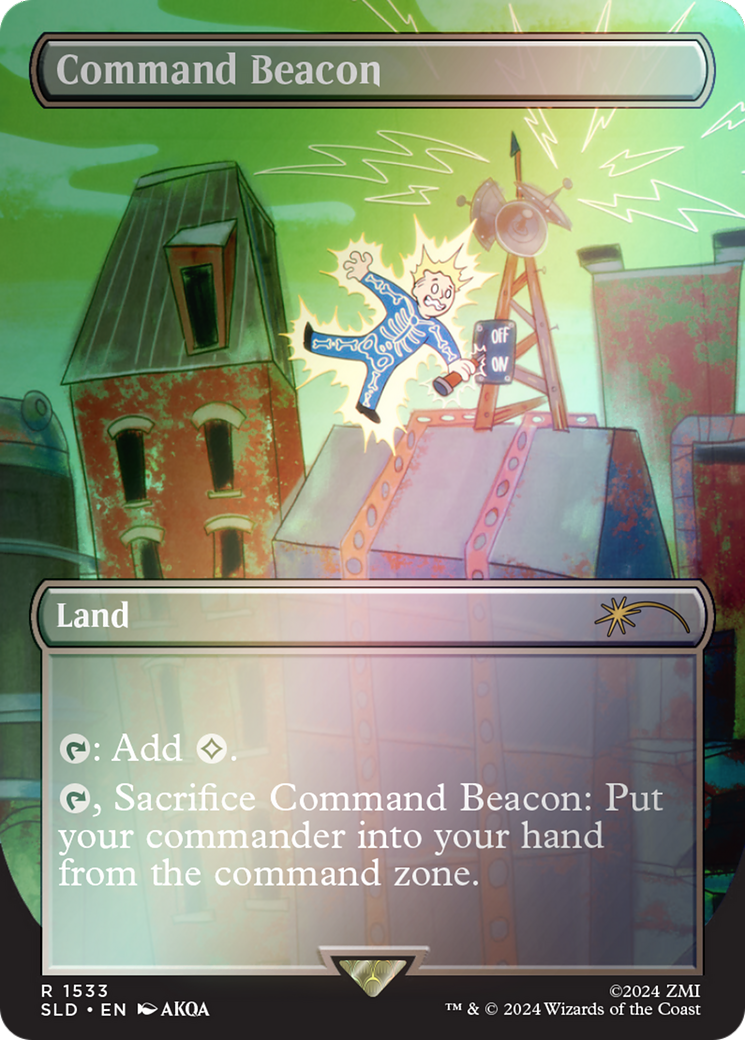 Command Beacon (SLD-1533â˜…) - Secret Lair Drop (Borderless) Foil