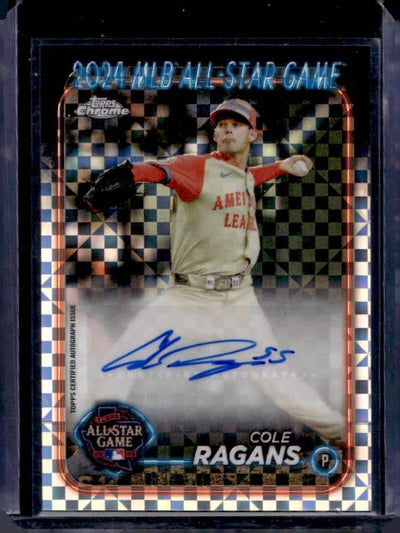 2024 Topps Chrome Cole Ragans #ASGCA-CR Autograph X-Fractor /125