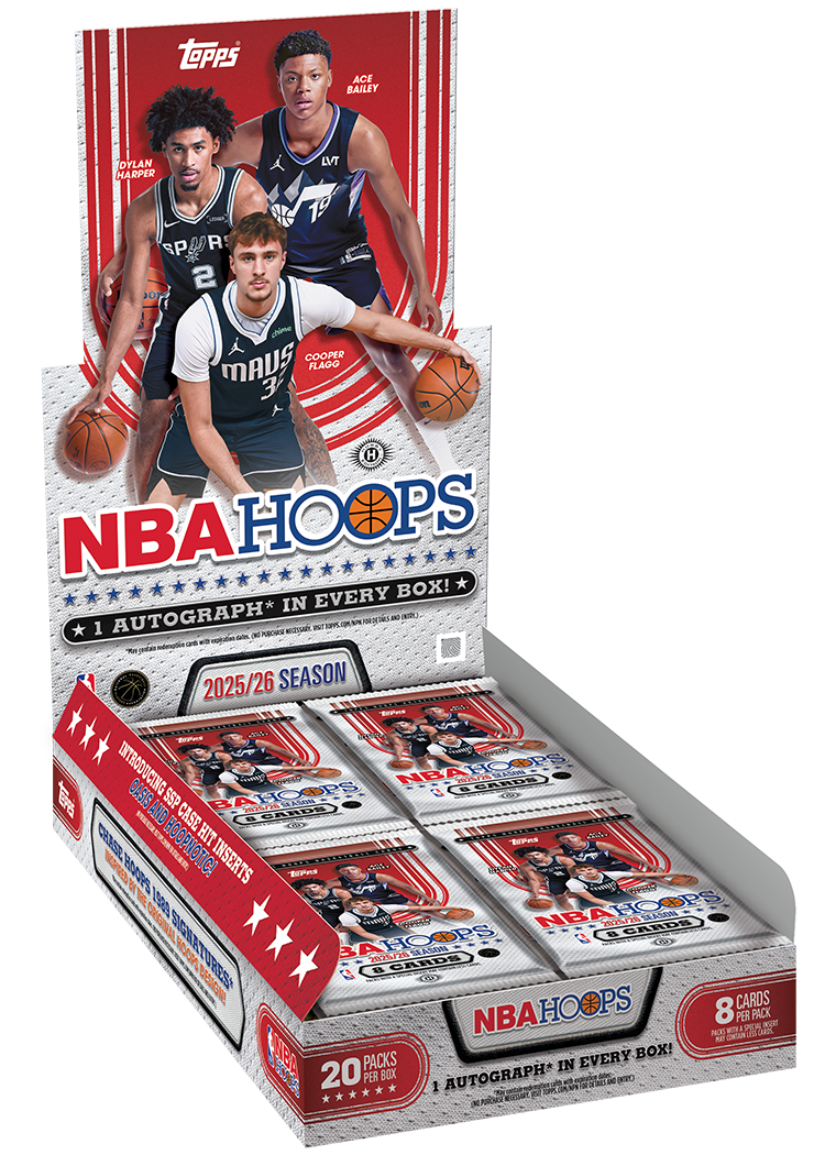 2025/26 Topps NBA Hoops Basketball Hobby 12 Box Case