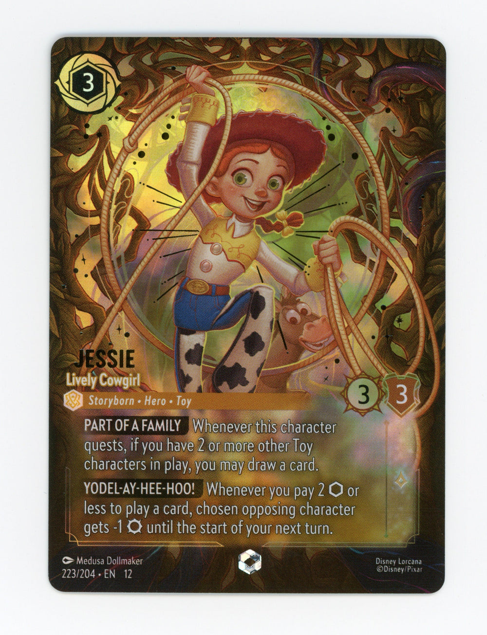 Jessie - Lively Cowgirl — Enchanted|Holofoil — ID 17767