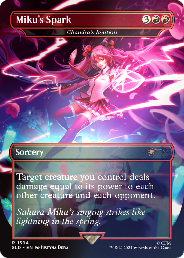 Chandra's Ignition (SLD-1594â˜…) - Secret Lair Drop (Borderless) Foil