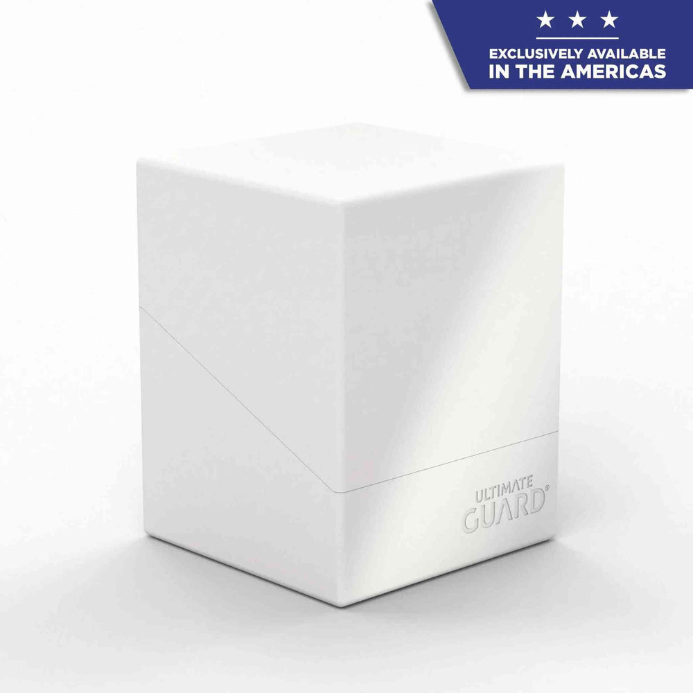 Ultimate Guard Solid Boulder Deck Case - 100+ - White