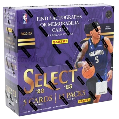 2022/23 Panini Select Basketball Hobby Box