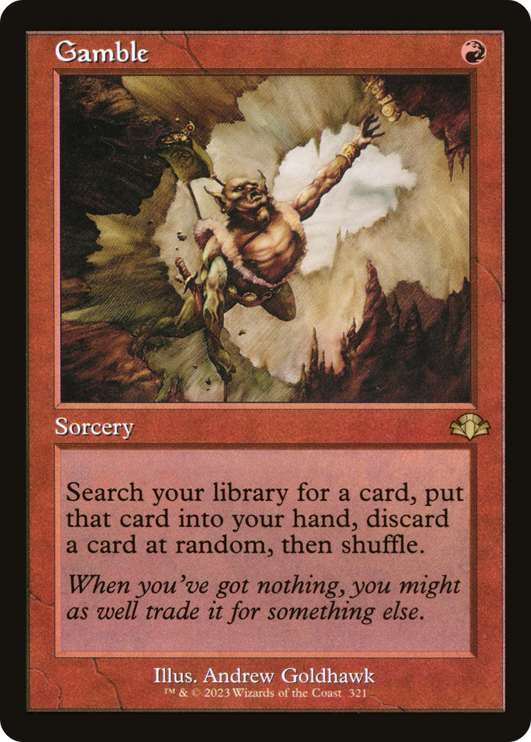 Gamble (DMR-321) - Dominaria Remastered Foil
