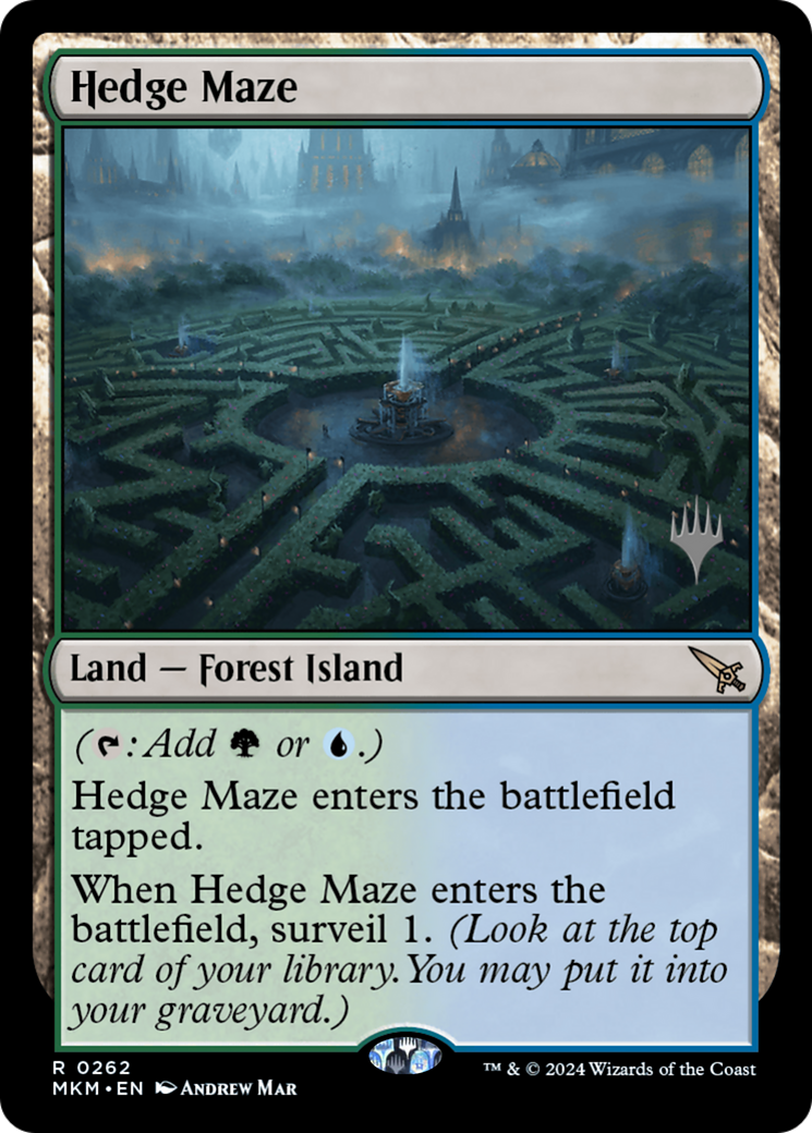 Hedge Maze (PPMKM-262) - Murders at Karlov Manor Promos Foil