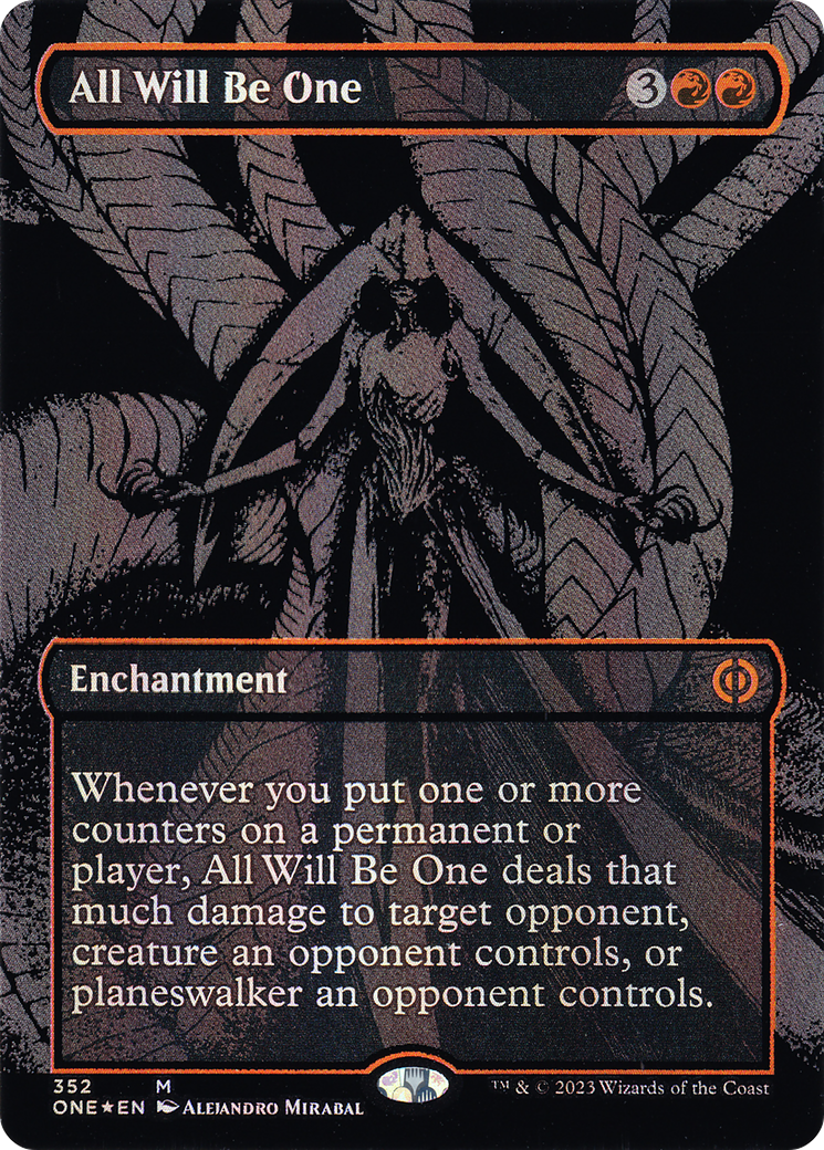 All Will Be One (ONE-352) - Phyrexia: All Will Be One (Borderless) Foil