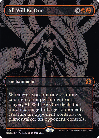 All Will Be One (ONE-352) - Phyrexia: All Will Be One (Borderless) Foil