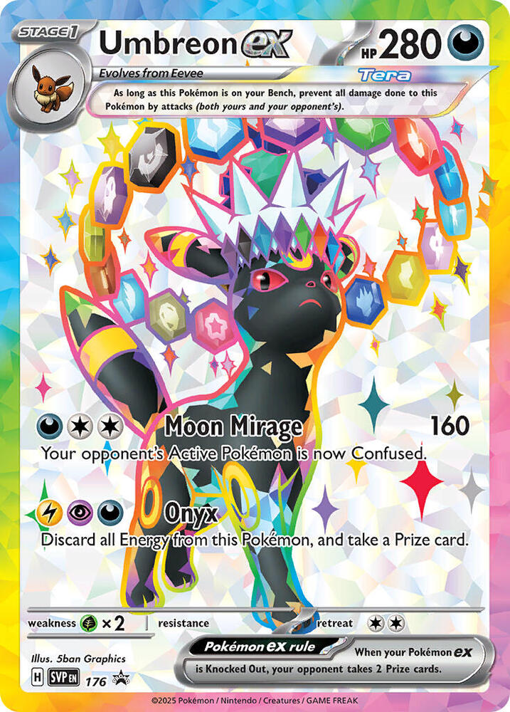Umbreon ex - 176 - SV: Scarlet & Violet Promo Cards